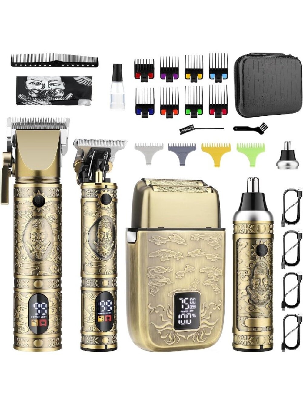 New 27 in 1 Hair Clippers for Men Professional, Beard Trimmer Kits & Sets
